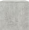 vidaXL - Nachtkastje - 40x30x30 - cm - bewerkt - hout - betongrijs
