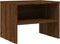 vidaXL - Nachtkastje - 40x30x30 - cm - bewerkt - hout - bruin - eikenkleur