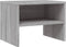vidaXL - Nachtkastje - 40x30x30 - cm - bewerkt - hout - grijs - sonoma - eikenkleurig