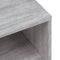 vidaXL - Nachtkastje - 40x30x30 - cm - bewerkt - hout - grijs - sonoma - eikenkleurig
