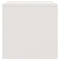 vidaXL - Nachtkastje - 40x30x30 - cm - bewerkt - hout - hoogglans - wit