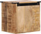 vidaXL - Nachtkastje - 40x30x37 - cm - massief - mangohout
