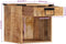 vidaXL - Nachtkastje - 40x30x37 - cm - massief - mangohout