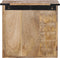 vidaXL - Nachtkastje - 40x30x37 - cm - massief - mangohout