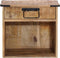 vidaXL - Nachtkastje - 40x30x37 - cm - massief - mangohout