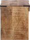 vidaXL - Nachtkastje - 40x30x37 - cm - massief - mangohout