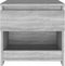 vidaXL - Nachtkastje - 40x30x39 - cm - bewerkt - hout - grijs - sonoma - eikenkleurig