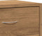 vidaXL - Nachtkastje - 40x30x40 - cm - bewerkt - hout - artisanaal - eikenkleurig