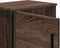 vidaXL - Nachtkastje - 40x30x40 - cm - bewerkt - hout - bruin - eikenkleur