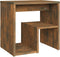 vidaXL - Nachtkastje - 40x30x40 - cm - bewerkt - hout - gerookt - eikenkleurig