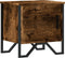 vidaXL - Nachtkastje - 40x30x40 - cm - bewerkt - hout - gerookt - eikenkleurig