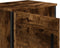 vidaXL - Nachtkastje - 40x30x40 - cm - bewerkt - hout - gerookt - eikenkleurig