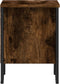 vidaXL - Nachtkastje - 40x30x40 - cm - bewerkt - hout - gerookt - eikenkleurig