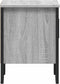 vidaXL - Nachtkastje - 40x30x40 - cm - bewerkt - hout - grijs - sonoma - eikenkleurig