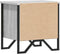 vidaXL - Nachtkastje - 40x30x40 - cm - bewerkt - hout - grijs - sonoma - eikenkleurig