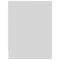 vidaXL - Nachtkastje - 40x30x40 - cm - bewerkt - hout - hoogglans - wit