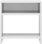vidaXL - Nachtkastje - 40x30x40 - cm - bewerkt - hout - hoogglans - wit