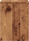 vidaXL - Nachtkastje - 40x30x40 - cm - bewerkt - hout - oud - houtkleurig