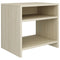 vidaXL - Nachtkastje - 40x30x40 - cm - bewerkt - hout - sonoma - eikenkleurig