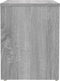 vidaXL - Nachtkastje - 40x30x40 - cm - bewerkt - hout - sonoma - eikenkleurig