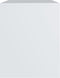 vidaXL - Nachtkastje - 40x30x40 - cm - bewerkt - hout - wit