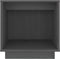 vidaXL - Nachtkastje - 40x30x40 - cm - massief - grenenhout - grijs