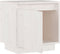 vidaXL - Nachtkastje - 40x30x40 - cm - massief - grenenhout - wit