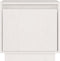 vidaXL - Nachtkastje - 40x30x40 - cm - massief - grenenhout - wit