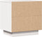 vidaXL - Nachtkastje - 40x30x40 - cm - massief - grenenhout - wit