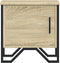 vidaXL - Nachtkastje - 40x30x40 - cm - spaanplaat - sonoma - eikenkleurig