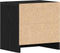 vidaXL - Nachtkastje - 40x30x40 - cm - spaanplaat - zwart - eikenkleurig