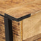 vidaXL - Nachtkastje - 40x30x42 - cm - massief - mangohout