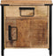 vidaXL - Nachtkastje - 40x30x42 - cm - massief - mangohout