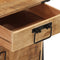 vidaXL - Nachtkastje - 40x30x42 - cm - massief - mangohout