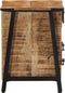 vidaXL - Nachtkastje - 40x30x42 - cm - massief - mangohout