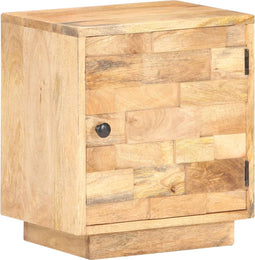 vidaXL - Nachtkastje - 40x30x45 - cm - massief - mangohout