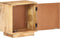 vidaXL - Nachtkastje - 40x30x45 - cm - massief - mangohout
