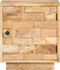 vidaXL - Nachtkastje - 40x30x45 - cm - massief - mangohout