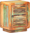 vidaXL - Nachtkastje - 40x30x50 - cm - massief - gerecycled - hout
