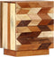 vidaXL - Nachtkastje - 40x30x50 - cm - massief - gerecycled - hout