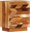 vidaXL - Nachtkastje - 40x30x50 - cm - massief - gerecycled - hout