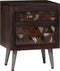 vidaXL - Nachtkastje - 40x30x50 - cm - massief - gerecycled - hout