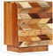 vidaXL - Nachtkastje - 40x30x50 - cm - massief - gerecycled - hout