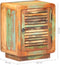 vidaXL - Nachtkastje - 40x30x50 - cm - massief - gerecycled - hout
