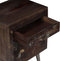 vidaXL - Nachtkastje - 40x30x50 - cm - massief - gerecycled - hout