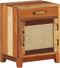 vidaXL - Nachtkastje - 40x30x50 - cm - massief - gerecycled - hout
