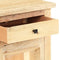 vidaXL - Nachtkastje - 40x30x50 - cm - massief - gerecycled - hout