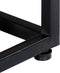 vidaXL - Nachtkastje - 40x30x50 - cm - massief - gerecycled - hout - en - staal