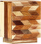 vidaXL - Nachtkastje - 40x30x50 - cm - massief - gerecycled - hout