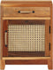 vidaXL - Nachtkastje - 40x30x50 - cm - massief - gerecycled - hout